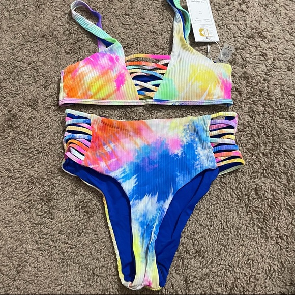 TiniBikini Swim Tini Bikini Tie Dye Swimsuit Set Poshmark